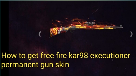 HOW TO GET KAR98 NEW GUN SKIN FREE FIRE NWE WEAPON ROYALE