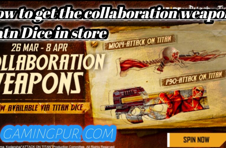 COLLABORATION WEAPONS FREE FIRE IN STORE 1