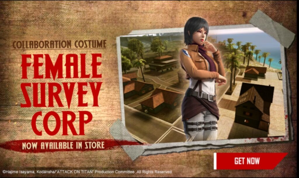 How to purchase survey corps female bundal ?