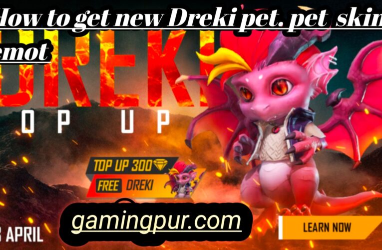 NEW DREKI PET SKIN IN FREE FIRE 2021