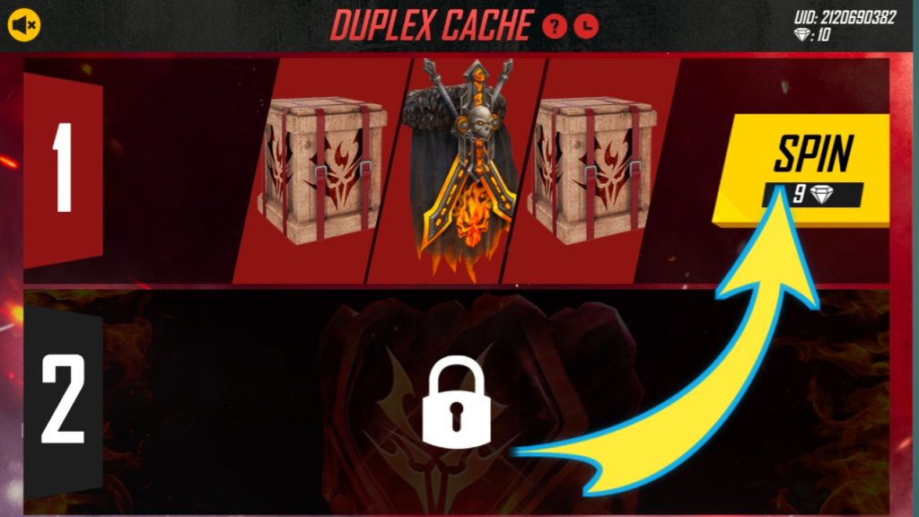 FREE FIRE NEW EVENT DUPLEX CACHE