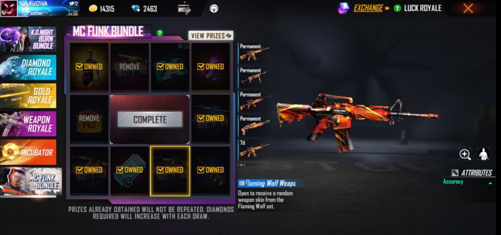 FREE FIRE NEW EVENT MC FUNK BUNDLE 2021