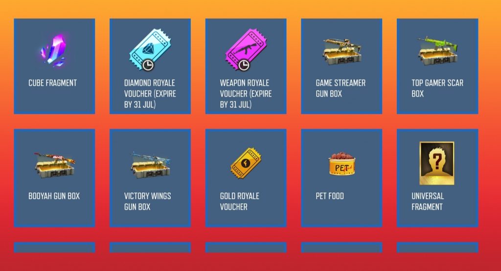 Free fire new Event