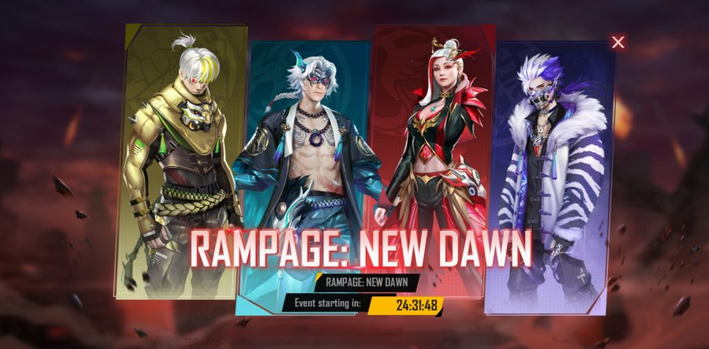 FREE FIRE NEW UPCOMING EVENT