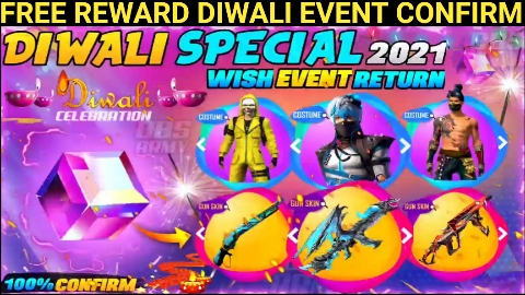 DIWALI WISH EVENT FREE FIRE 2021