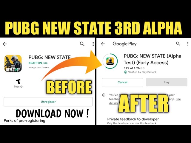 Pubg New State 3rd Alpha Test Download Link [ 1.2Gb ]