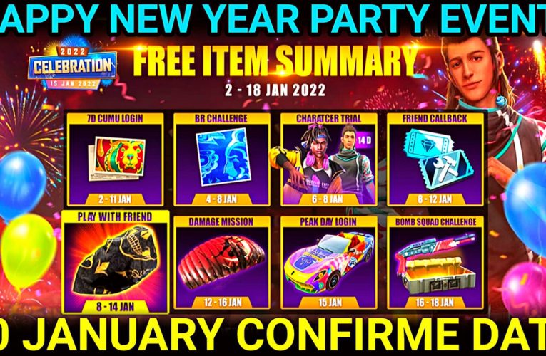 FREE FIRE NEW YEAR EVENT 2022