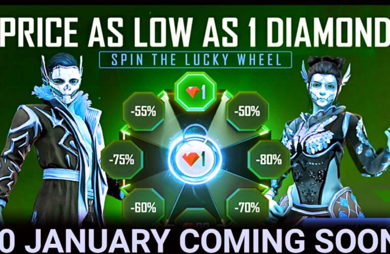 FREE FIRE LUCKY WHEEL EVENT CONFIRME DATE