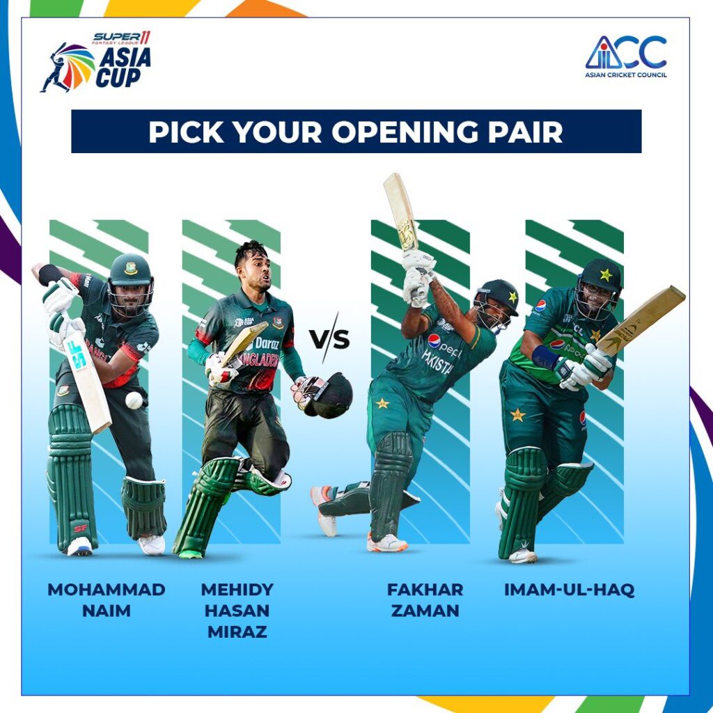Master Your Fantasy Team: Asia Cup 2023 - Bangladesh vs Pakistan Dream11 Predictions and Winning Strategies