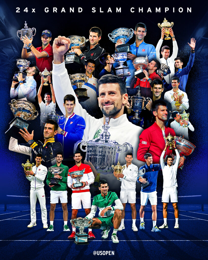 Novak Djokovic's Historic 24th Grand Slam Triumph at the US Open 2023!