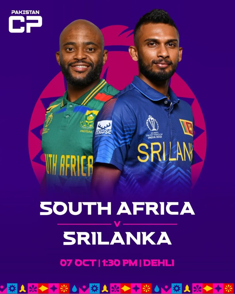 2023 world cup: South Africa vs Sri Lanka 
