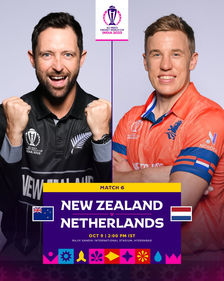 ICC cricket World Cup 2023 new zealand vs Netherlands