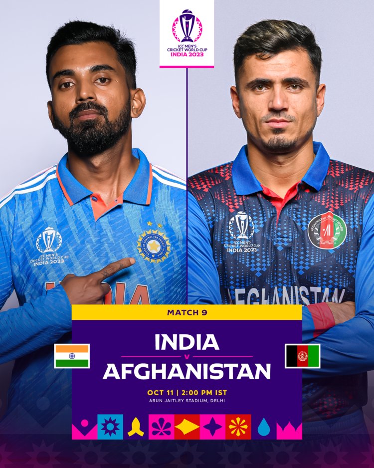 India vs Afghanistan ICC Men's Cricket World Cup 2023 