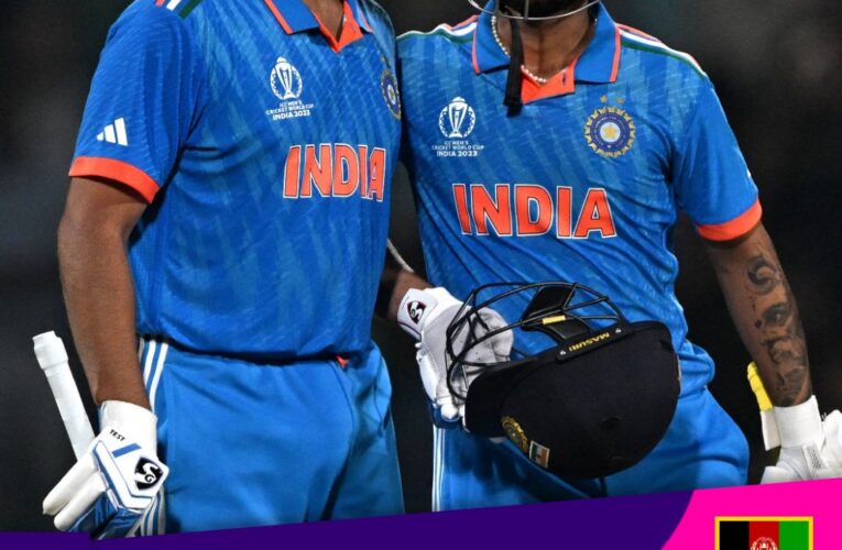 India Dominates Afghanistan in Thrilling Clash at ICC Cricket World Cup 2023 : IND vs AFG