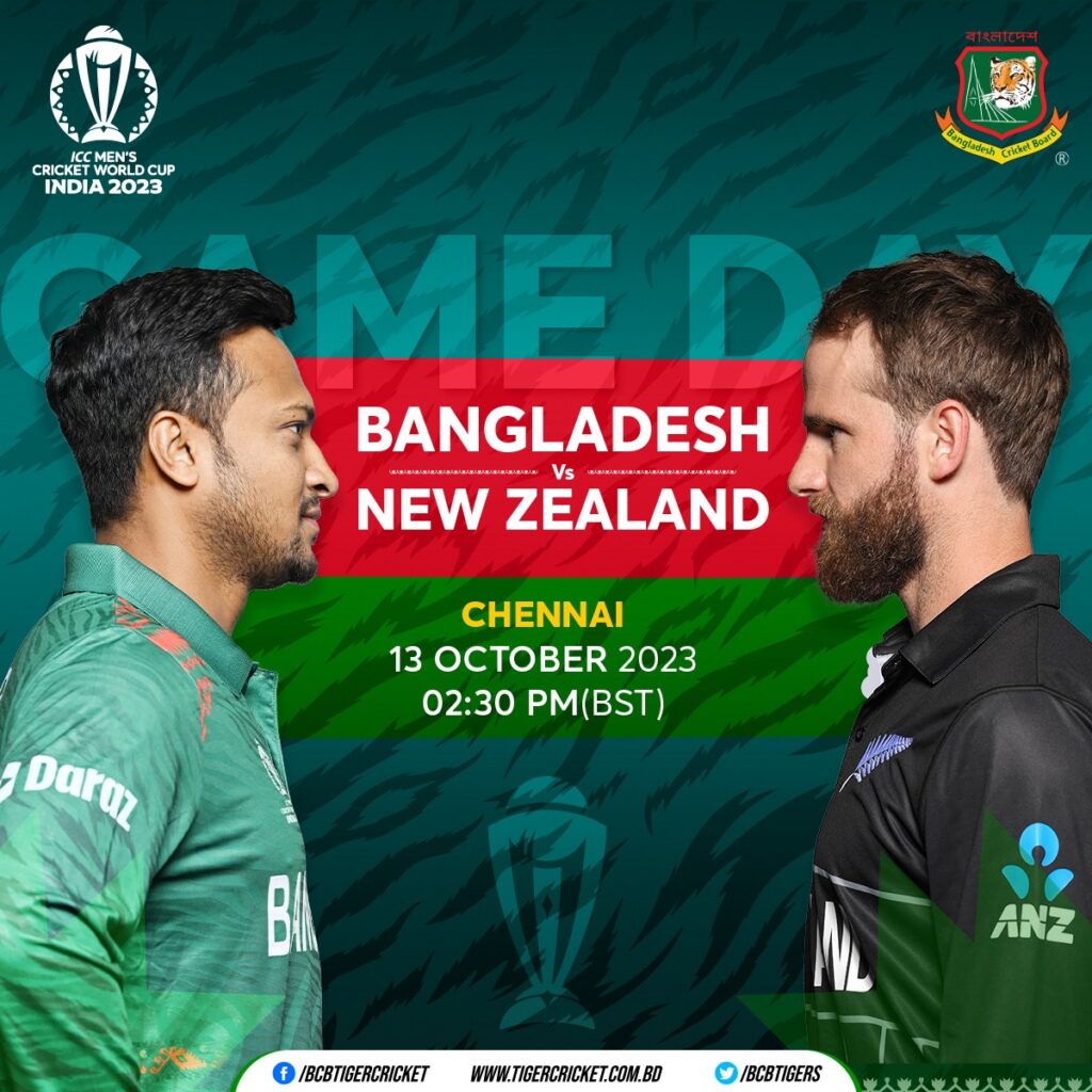 New zealand vs Bangladesh : Cricket world cup 