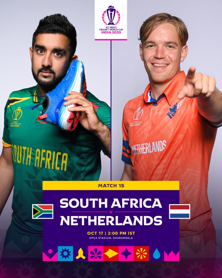 South Africa vs Netherlands : ICC World Cup 2023