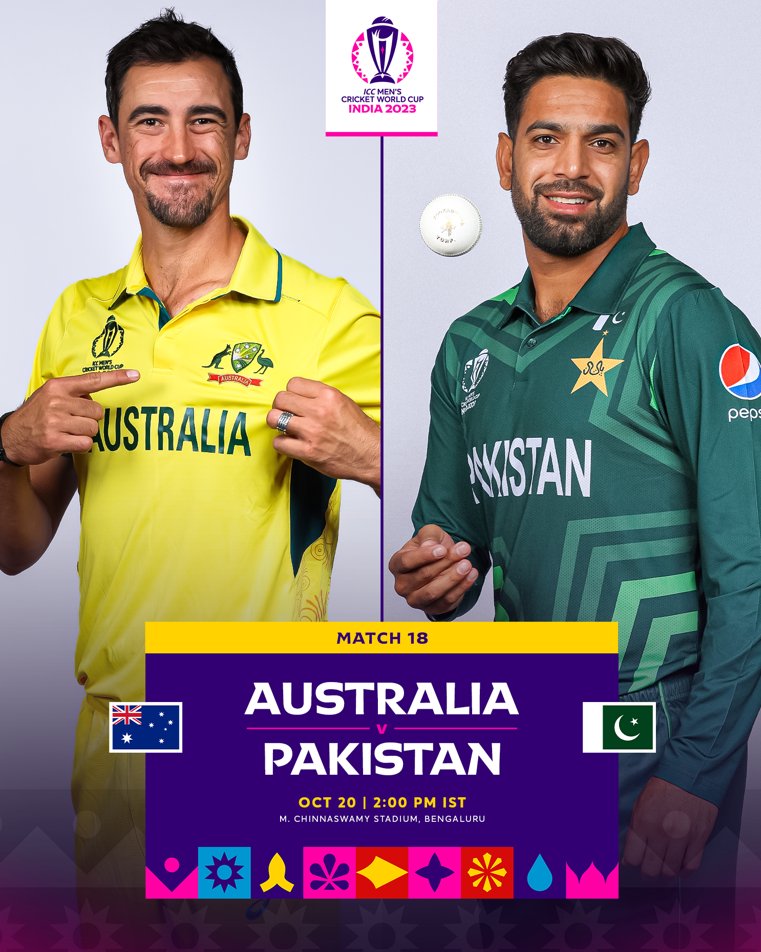Australia vs Pakistan : 2023 cricket World Cup