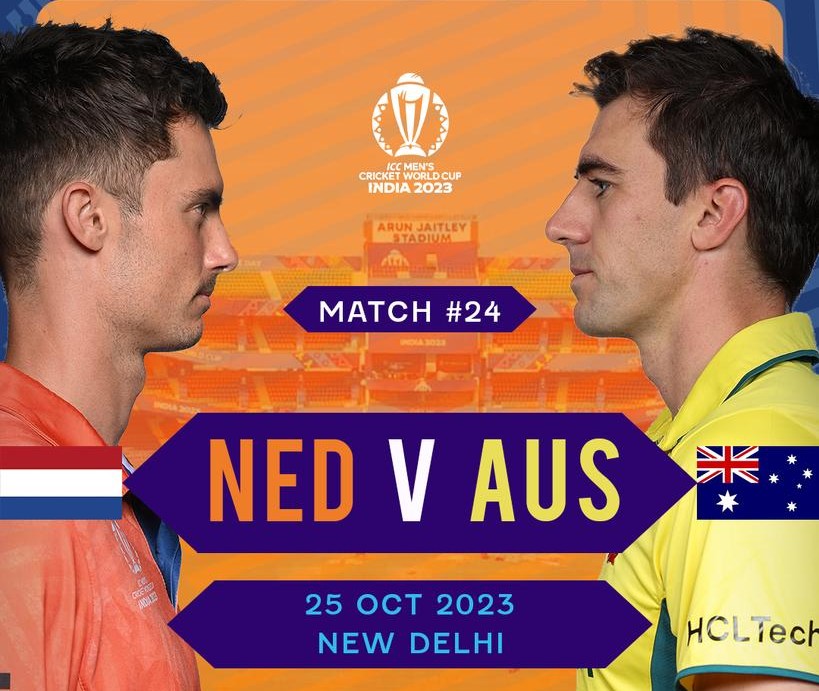 Australia vs Netherlands - Cricket World Cup 2023 Clash Unveiled: Dominance vs. Determination