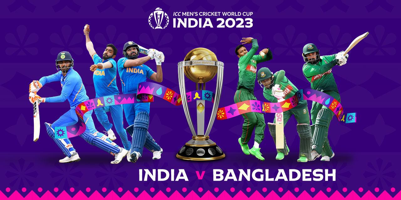ICC men's cricket World Cup 2023 India vs Bangladesh