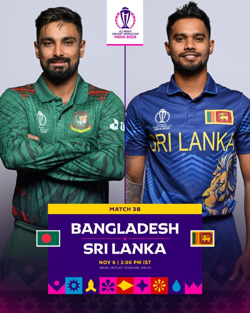 Dominant History and Exciting Rivalry: SL vs BAN Clash in ICC World Cup 2023