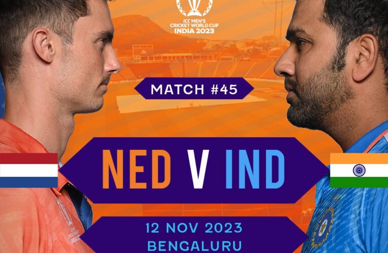 IND vs NED – World Cup 2023 Clash: Predictions, Playing XI, and Key Players