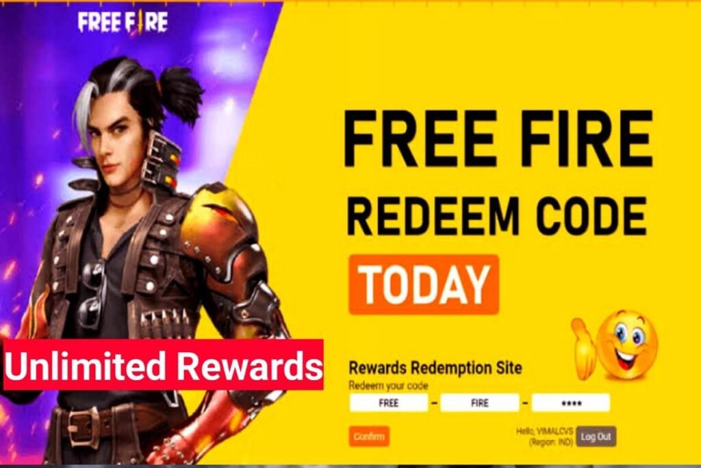 Free Fire MAX Redeem Codes for 4 November 2023