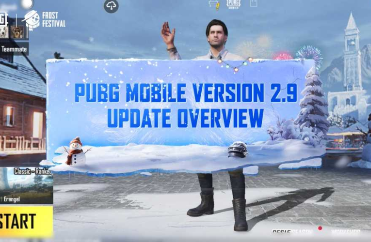 Enjoy the Frost Festival in PUBG Mobile 2.9 Update
