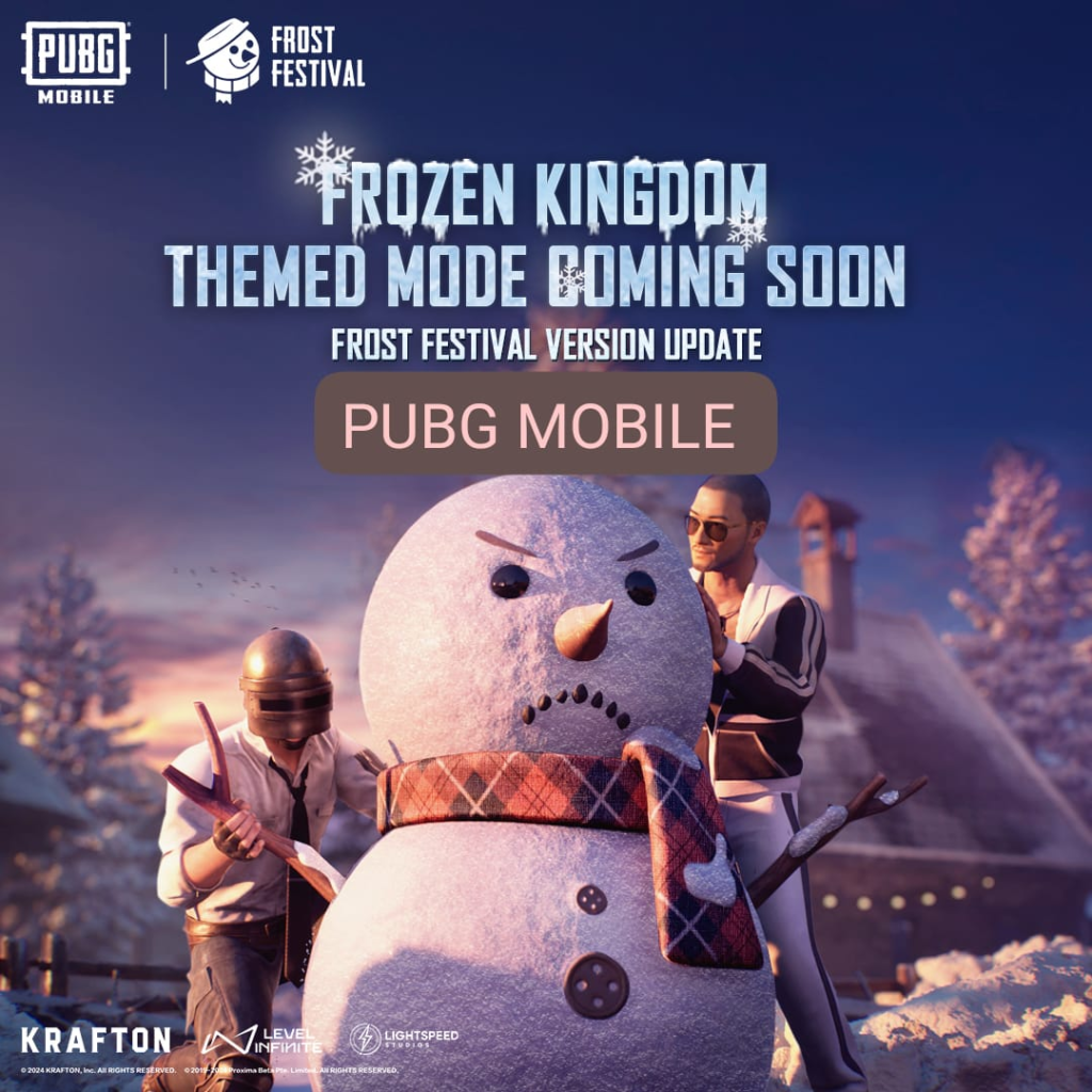 Enjoy the Frost Festival in PUBG Mobile 2.9 Update